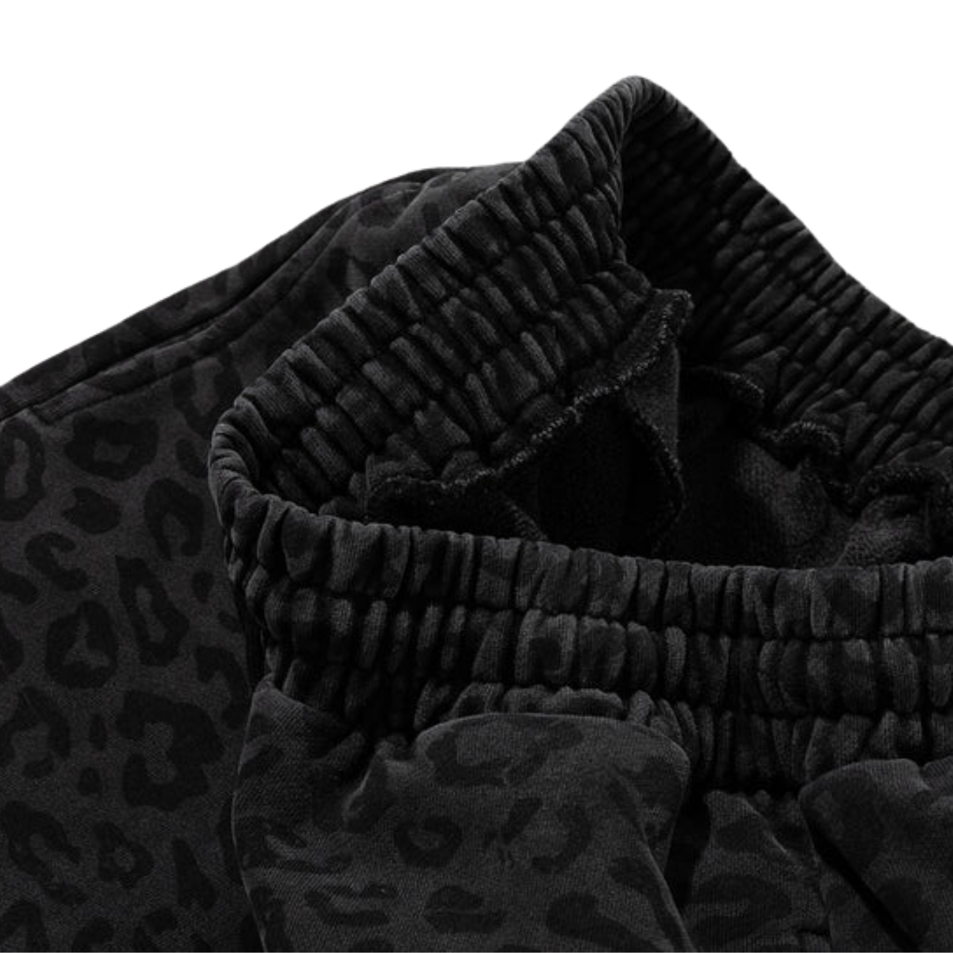Dark cheetah sweats